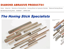 Tablet Screenshot of diamondabrasiveproducts.com